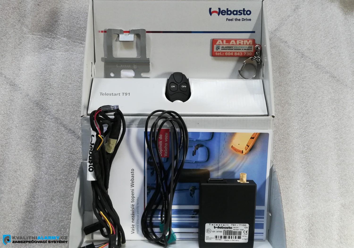 Dálkové ovládání Webasto T91 - KIT 1314635 